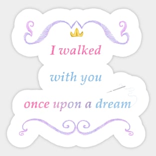 Once Upon a Dream Embroidery Sticker